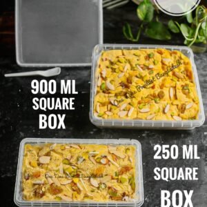 900 ml square box